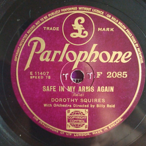 Dorothy squires safe my - squires, in