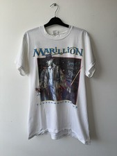 Vintage Marillion Clutching Straws 1987 Bravado Mens Large T Shirt European Tour