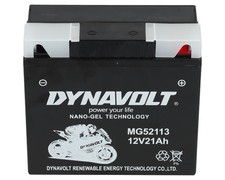 Dynavolt Gel Motorcycle MG52113 Battery 12V 21Ah Fits BMW K 75 C (K569) 1985-88