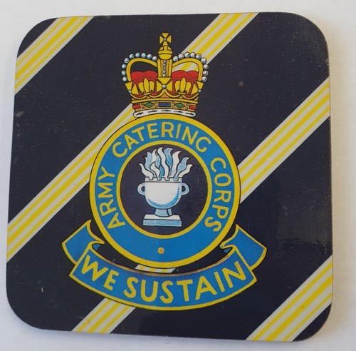 Army catering corps coaster - army,
