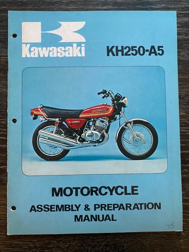 1975 kawasaki kh250 - kawasaki, kh250-a5