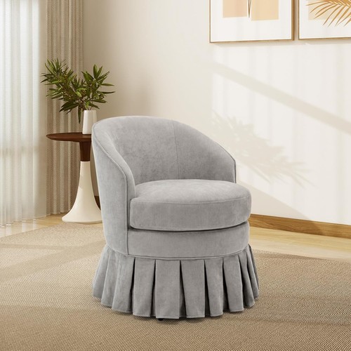 Swivel barrel accent chair - swivel,