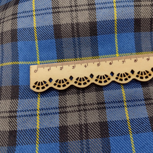 Woven tartan fabric material - tartan,