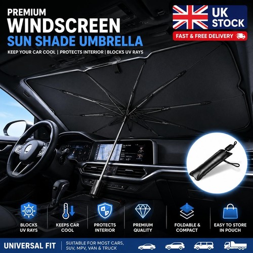 Car windscreen sun shade - car,