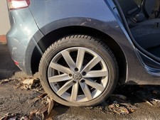 VW GOLF MK6 GT ALLOY WHEELS MINT GOOD TYRES 5X112 225-45-R17