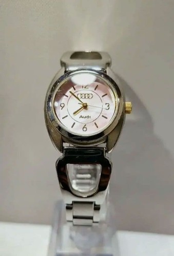 Audi watch pink shell - pink, quartz