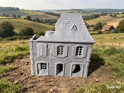 28mm rural farm shop ruin - farm,