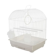 ROSARIO WHITE TRAVEL BIRD CAGE