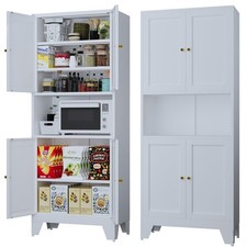 69''H Microwave Storage