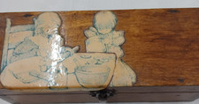 Vintage Wooden Pencil Case