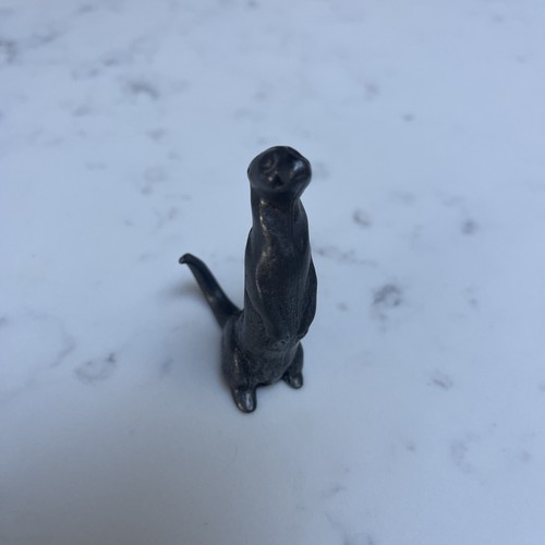 Otter pewter figurine - otter,