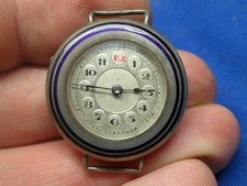 Wristwatch Silver Hallmarked case watch Dreadnought Swiss Trench parts spares