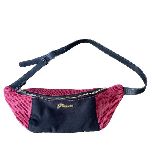 Guess bum bag pink black - -, &