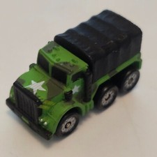 Micro Machines Military Army Cargo Truck Green Camo
