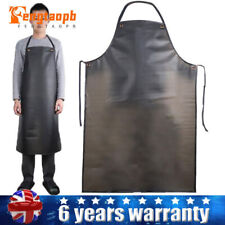 Thick Waterproof Rubber Chef Apron Chemical Work Pinafore For Dishwashing Lab
