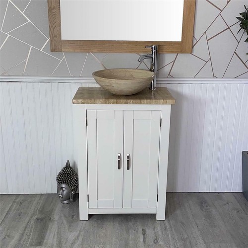 Bathroom vanity unit - bathroom, white