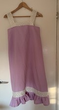 Vintage Lilac Pinafore Dress (60s/70s)