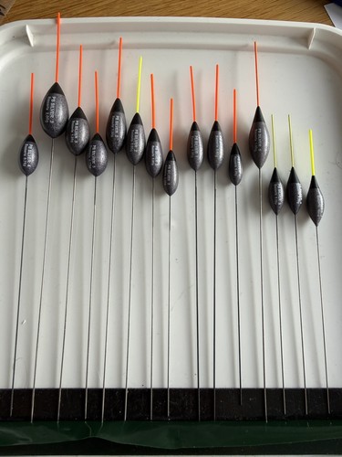 Preston silver pole floats - preston, pb
