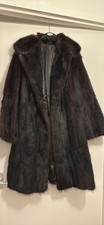 Vintage Real Mink Fur Coat Genuine Fur