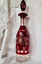 Vintage Glass Decanter-