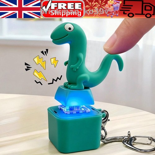 Lizard button keychain - keychain, sound