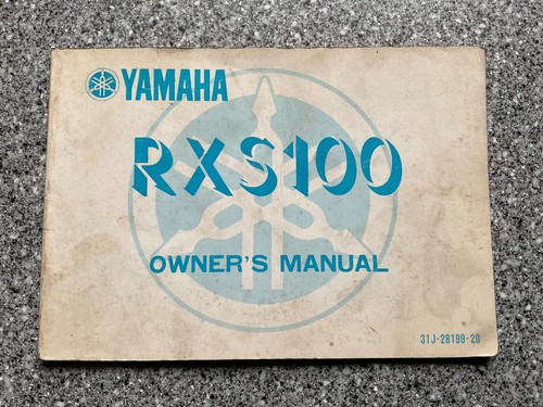 Genuine yamaha owners manual - yamaha,