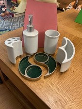 Mickey Mouse Interchangeable Ceramic Bathroom Soap Toothbrush Beaker DisneyParks