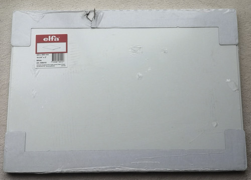 White elfa shelving art - -,