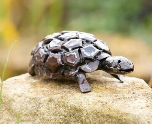 Metal tortoise garden - metal,