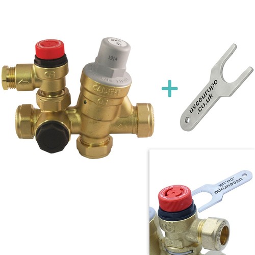 Caleffi 22mm inlet control - 22mm,