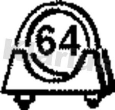 KLARIUS 64mm Exhaust Clamp