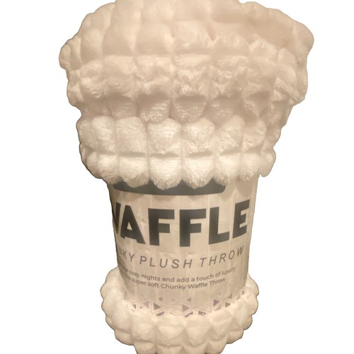 Waffle textured plush bed - waffle,