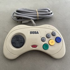 Sega Saturn white  Official Controller HSS-0101 Control Pad Working Tested 