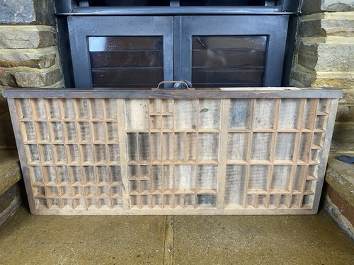 Vintage letterpress wood - letterpress,