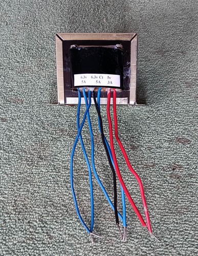 Valve heater transformer 3v - valve, 6.3v