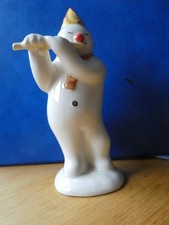 Snowman Ceramic Flautist DS10 1987 Royal Doulton