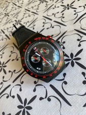 Genuine Swatch YOB401 Race Trophy 47mm Big Irony Chronongraph Watch Used