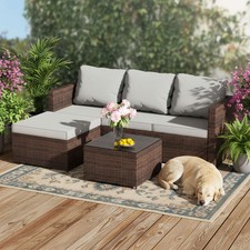 Garden Rattan Furniture Set