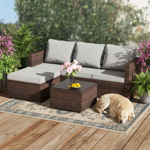 Garden rattan furniture - rattan, set