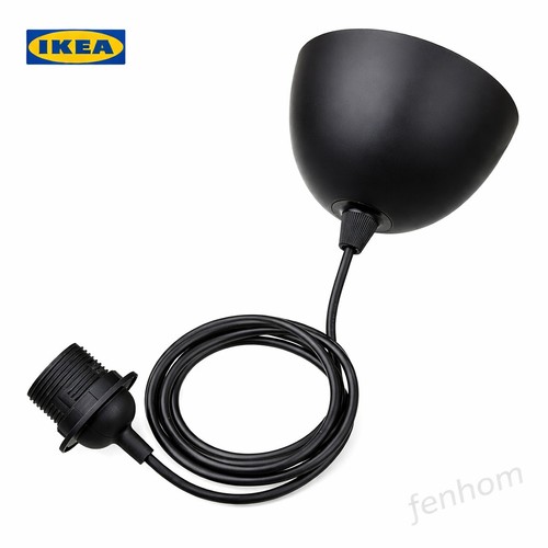 Ikea black pendant cord - 1x,