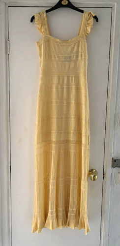 Primark yellow knit maxi dress - yellow,