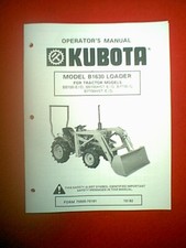 KUBOTA B6100 & B7100 TRACTOR