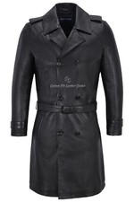 Mens Knee Length Leather