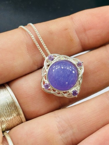 Tjc silver lavender jade - jade, and