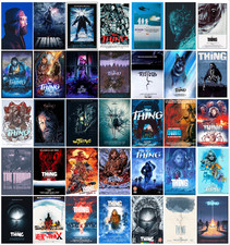 The Thing Posters John Carpenter Cult Horror A0 A1 A2 A3 A4 Maxi –  30+ Designs