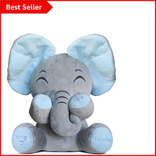 Peek boo blue elephant - peek-a-boo,