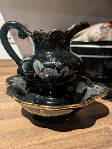 Pitcher basin bowl vintage - pitcher,