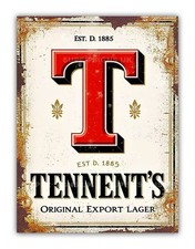 Tennents lager style metal - tennents,