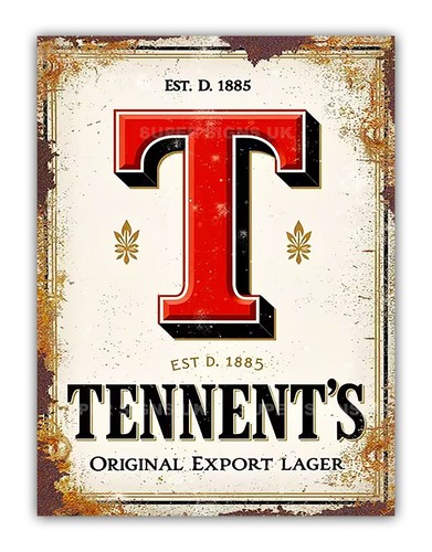 Tennents lager style metal - tennents,