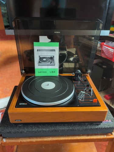 Lenco l84 turntable fully - l84,